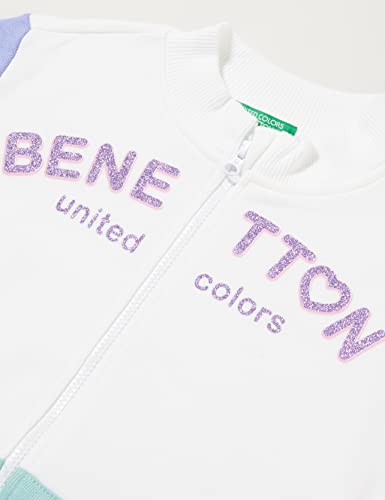 United Colors of Benetton Chaqueta M/L 3j70g501o Sudadera, Multicolor 901, 1 año Niñas y niñas