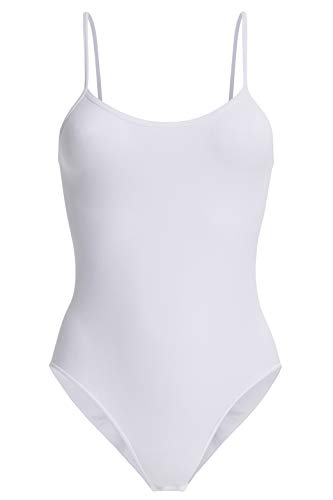 UnsichtBra Pack de 2 Bodys para Mujer (2 x Blanco, L-XL)