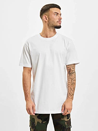 Urban Classics Basic Tee, Camiseta para Hombre, Blanco (White), S