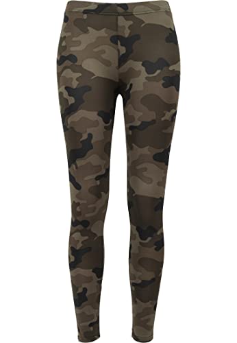 Urban Classics Girls Camo Leggings, Camuflaje, 134-140 cm para Niñas