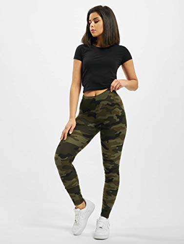 Urban Classics Ladies Camo Leggings Mujer, wood camo, XL