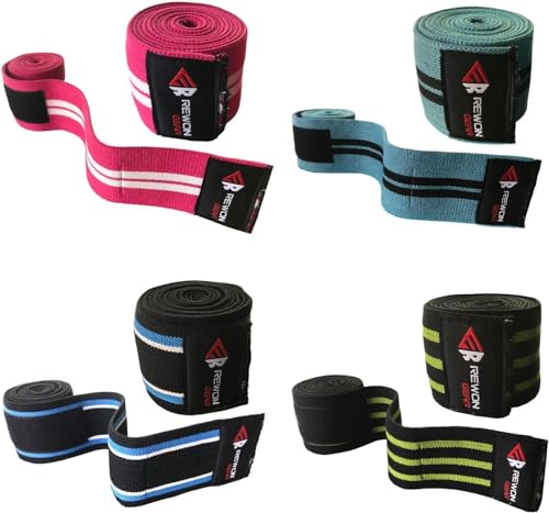 URBANSBEE Rodillera Gimnasio Powerlifting Levantamiento de Pesas, Rodilleras para halterofilia, Rodillera Vendaje para Musculación Squat Entrenamiento Deporte Gym Fitness