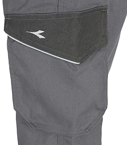 Utility Diadora Pantalón del Personal Cargo Trabajo, Negro, S para Hombre