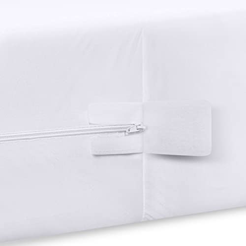 Utopia Bedding Impermeable Premium Funda De Colchón con Cremallera - Protección contra líquidos (Cama 135-135 x 190 x 30 cm)