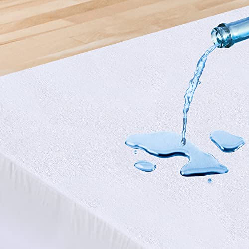 Utopia Bedding Protector De Colchón Rizo Impermeable 150 x 200 x 40 cm, Premium Funda De Colchón De Rizo, Transpirable, Elástico En Todo El Contorno