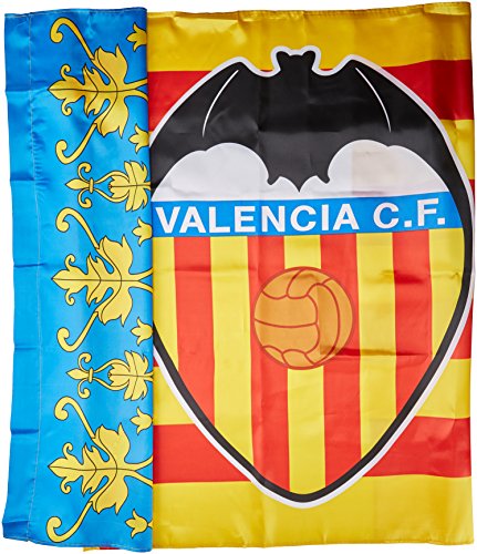 Valencia CF Badvcf Bandera, Blanco/Naranja, Talla Única