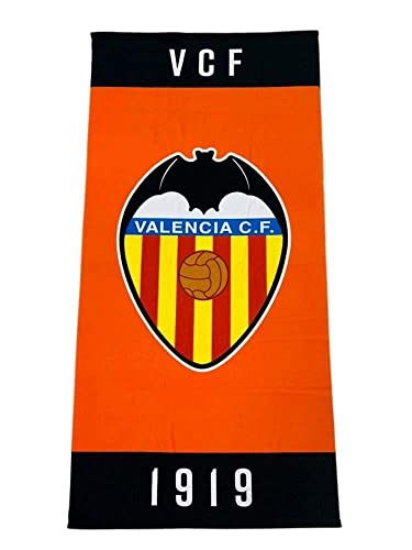 Valencia CF Naranja Toalla JR, Juventud Unisex, Mediana