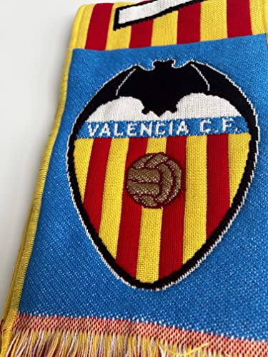 Valencia C.F Valencia CF Bufanda Senyera 2018/2019, Unisex, Amarillo, Talla Unica