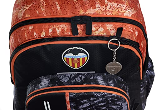 Valencia CF Vball, Hi Tecpoint Unisex Niños, Negro, 32x44x14 Cm