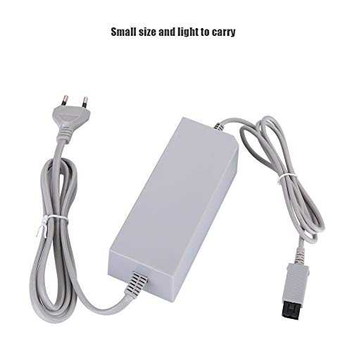 Vbestlife Nuevo Cargador de Adaptador de Pared Cable de Adaptador de Fuente de Alimentación para Nintendo Wii 110-240V(Blanco)