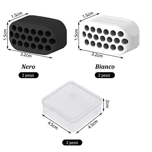 VEGCOO 4 Piezas de Ejercitador de Mandíbula, Entrenador de Mandíbula, Equipo de Gimnasio de Doble Barbilla, Entrenador de Músculos de Línea de Mandíbula para Hombres y Mujeres (A)