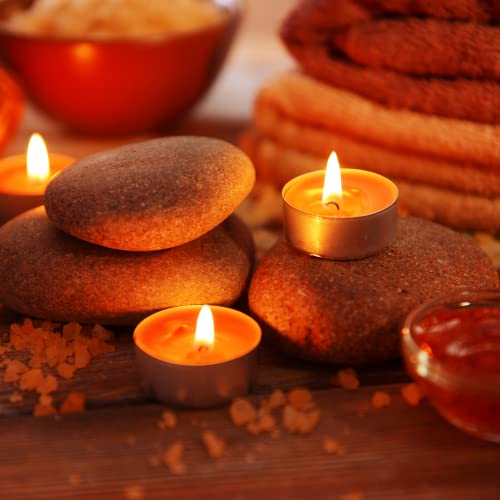 Velas De Té Blancas Sin Perfume. Vela Decoración Hogar Paquete De 50 Unidades. Vela Blanca De Cera Duración De 4 Horas, Velas Decorativas Para Eventos. Tea Lights Candle Pack (PACK 50)