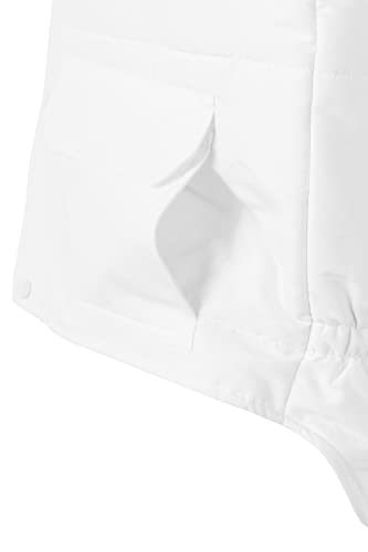 VELILLA 108; Chaleco acolchado multibolsillos; Color Blanco; Talla XL