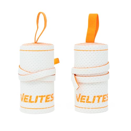 Velites Core Muñequeras Nylon para Crossfit I Gimnasio o Halterofilia I Adultos Unisex I Blanca I Talla Única