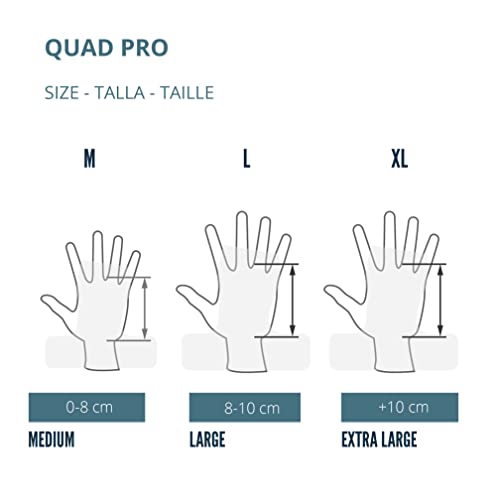 Velites I Calleras Quad Pro I Calleras Profesionales para Cross Training o Gimnasia I Aptas para Cualquier Superficie I Uso con Magnesio I Incluyen Bandas de Regalo I Talla XL