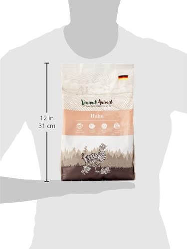 Venandi Animal Comida de Calidad para Gatos - Pollo, con Carne de Ave Fresca, Comida Seca, sin Cereales, 1 Paquete (1 x 1,5 kg)