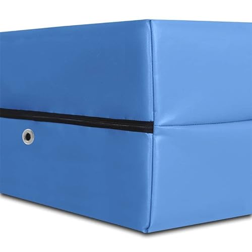 Ventadecolchones – Colchoneta para Rocódromos y Gimnasios con aireadores. Quitamiedos para escalada - Medida: 100 x 200 x 20 cm. Espuma Suave de 20 kg/m3 + Funda PVC 650 g/m2 Azul