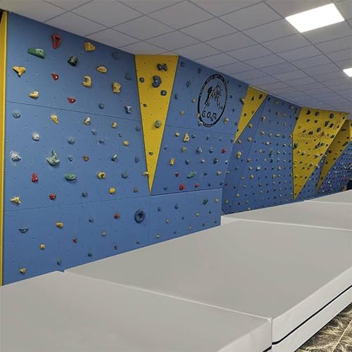 Ventadecolchones – Colchoneta para Rocódromos y Gimnasios con aireadores. Quitamiedos para escalada - Medida: 200 x 200 x 20 cm. Espuma Suave de 20 kg/m3 + Funda PVC 650 g/m2 Gris