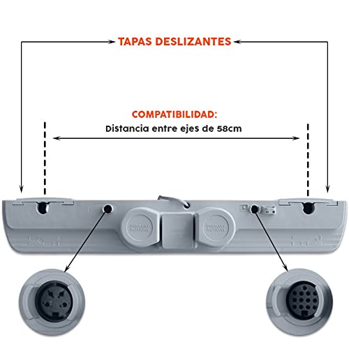 Ventadecolchones - Pack de Motores y Mando Cama Geriátrica con Carro Elevador Germany