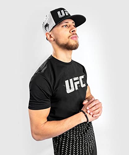 VENUM Camiseta UFC Authentic Fight Week 2.0-Manga Corta, Hombre, Negro, M