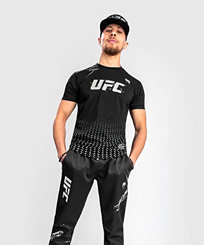 VENUM Camiseta UFC Authentic Fight Week 2.0-Manga Corta, Hombre, Negro, M