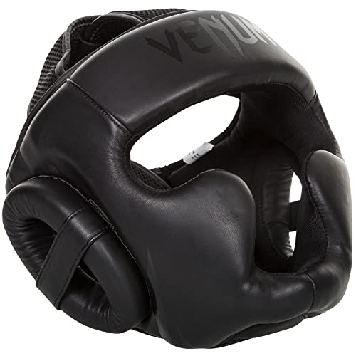 Venum Challenger 2.0 Casco MMA, Unisex Adulto, Negro/Negro Matte, Talla Única