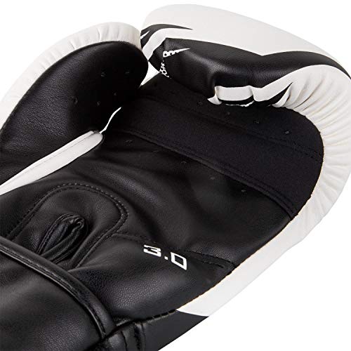 Venum Challenger 3.0 Guantes de Boxeo, Unisex Adulto, Blanco/Negro, 10 Oz