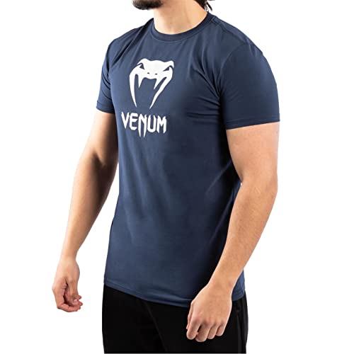 Venum Classic Camiseta, Hombre, Azul Marino, L