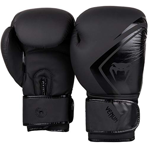 Venum Contender 2.0 Guantes de Boxeo, Unisex Adulto, Negro/Negro, 16 Oz