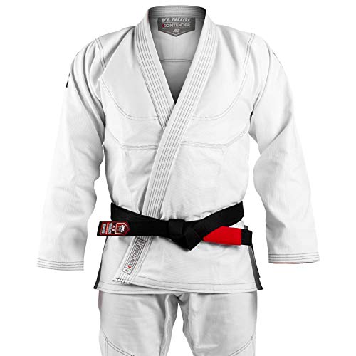 Venum Contender Evo, Kimono De Jiu Jitsu Brasileño Bjj Gi Unisex Adulto, Blanco, 2 Años