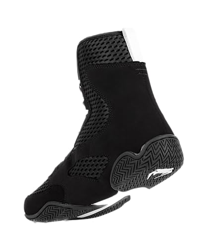 Venum Contender-Zapatillas de Boxeo, Zapatos Unisex Adulto, Negro/Blanco, 48 EU