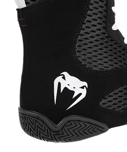 Venum Contender-Zapatillas de Boxeo, Zapatos Unisex Adulto, Negro/Blanco, 48 EU