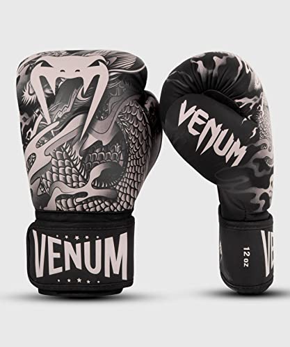 Venum Dragon'S Flight Guantes de Boxeo - Negro/Arena - 16 Oz