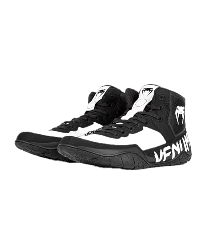 Venum Elite, Zapatillas Unisex Adulto, Negro/Blanco, 43 EU