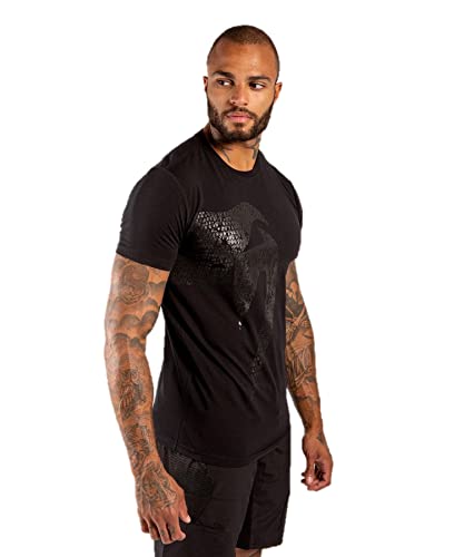 Venum Giant Camiseta, Hombre, Negro Mate/Negro, XXL