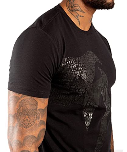 Venum Giant Camiseta, Hombre, Negro Mate/Negro, XXL