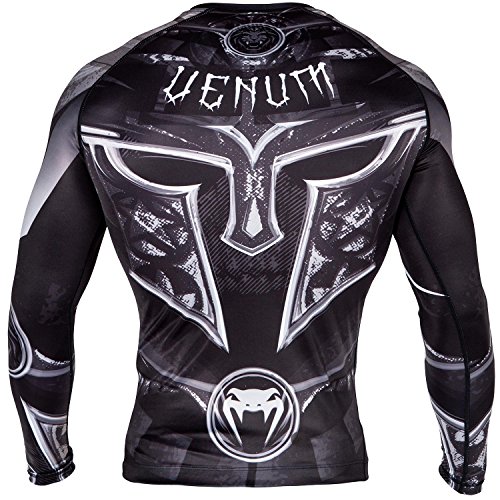 Venum Gladiator 3.0 Rashguard de Mangas Largas, Hombre, Negro, M