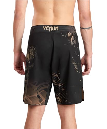 Venum Gorilla Jungle Pantalón Corto de Combate, Negro/Arena, M