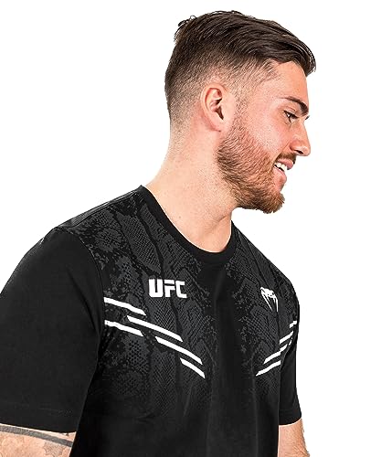 Venum UFC Adrenaline Camiseta De Manga Corta Réplica Para Hombre - Negra - L