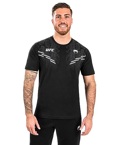 Venum UFC Adrenaline Camiseta De Manga Corta Réplica Para Hombre - Negra - L