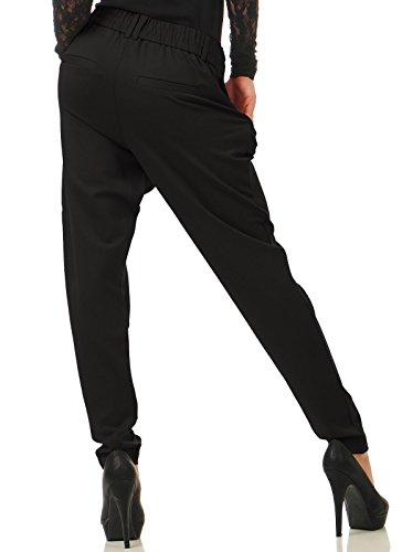 Vero Moda Vmeva Mr Loose String Pant Ga Noos Pantalones, Negro (Black), M/30L para Mujer