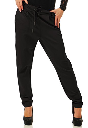 Vero Moda Vmeva Mr Loose String Pant Ga Noos Pantalones, Negro (Black), M/30L para Mujer