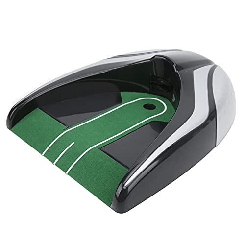 VGEBY Máquina De Devolución Automática De Golf Máquina De Devolución De Golf Eléctrica Automática con Taza De Golf para Entrenamiento De Oficina En Interiores(Plata) Sportinggoods Sportinggoods Golf