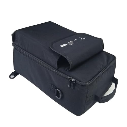 Viaje Bolsa de Transporte Bolsa de Almacenamiento para PS5 Slim Portátil Bolso de Mano Mochila Bolsa de Hombro para Playstation 5 Slim Consola de Juegos Bolsa de Viaje Accesorios (con Logo)