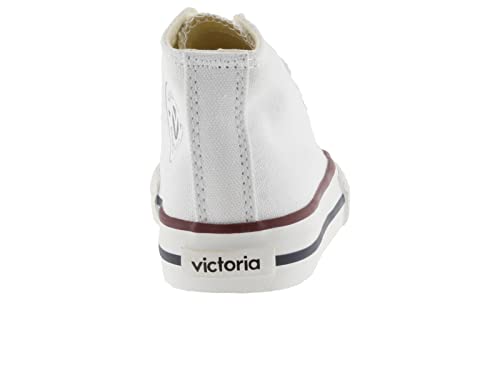 victoria Plano Botin Tribu Lona 106500-WOMEN para Mujer Blanco 39