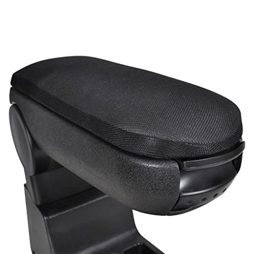 vidaXL Apoyabrazos para Diferentes Modelos de Coches ABS Negro Reposabrazos