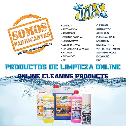 Viks | Anticongelante para Placa Solar Profesional | Refrigerante de Panel Solar | Protege el Circuito | Anticorrosivo | Propilenglicol | Uso Directo | 5L