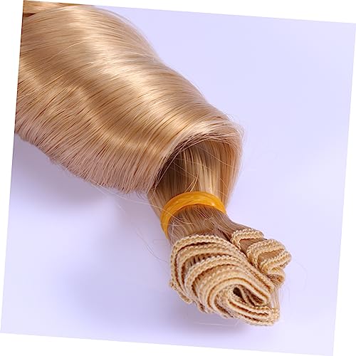 VILLCASE 10 Piezas DIY Artesanía Muñeca Pelo Muñeca Peluca De Pelo Rizado DIY Muñeca Reemplazo De Cabello Pelucas Herramienta Restauradora Pelo De Muñeca Rizado Pelo De Muñeca para