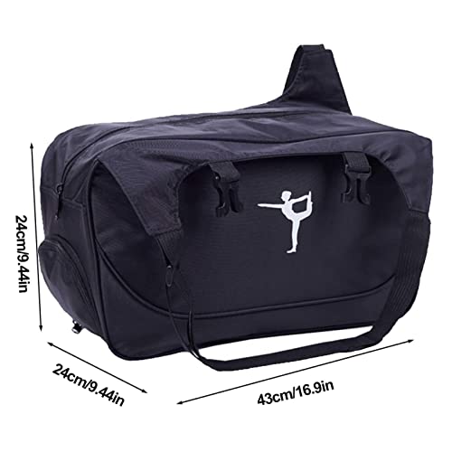 Virtcooy Gimnasio Yoga - Gimnasio con Soporte para Esterilla Yoga,Bolsas Yoga con Bolsillo para el Hombro para Entrenamiento, Pilates, Otros Deportes