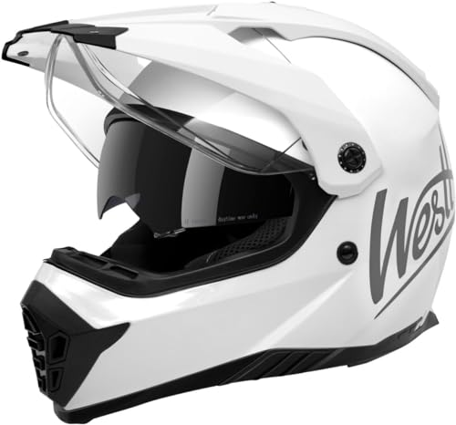 Visera de Casco Westt Visera de Casco de Motocicleta para Modelo: Jet / Classic / Cross X / Torque / Torque X Casco Jet Casco abatible Casco Integral (Cross X)